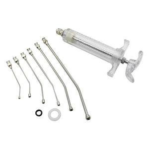 Planet Gates 1 Set 10ml/20ml/50ml Birds Feeding Syringe Kit With 6 Pcs Curved Gavage Tubes Bird Feeding Feed Medicine Supplies