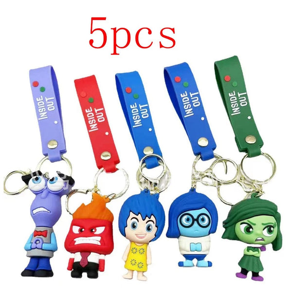 Planet Gates 1 set 2 New Inside Out 2 Plush Anxiety Doll Cute Joy Fear Anger Disgust Sadness Riley Plushish Toys Collection Model Toy Birthday Gift