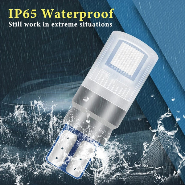 Planet Gates 1 set 2Pcs/Set RGB LED T10 W5W Bulbs With Remote Control W5W Led 194 168 Car Reading Dome Light Car Wedge Lamp License Plate Lights