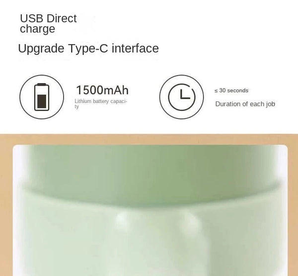 Planet Gates 1 set 4 in 1 Handheld Electric Vegetable Cutter Set for Garlic Pepper Chili Onion Celery Ginger Meat with Brush Kitchen Tools