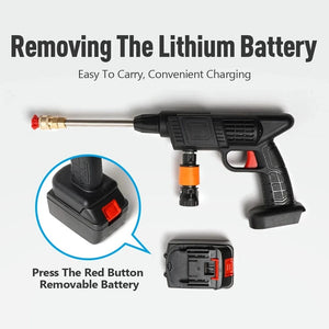 Planet Gates 1 Set 48HV Battery Automobile Water 96\48\24HV Gun Cordless High Pressure Cleaner Washer Spray Water Gun Car Wash Pressure Water Cleaning Machine