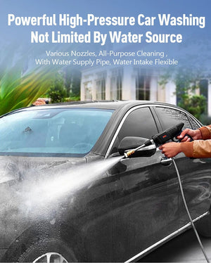 Planet Gates 1 Set 48HV Battery Automobile Water 96\48\24HV Gun Cordless High Pressure Cleaner Washer Spray Water Gun Car Wash Pressure Water Cleaning Machine
