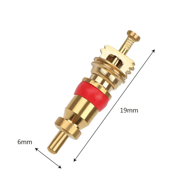 Planet Gates 1 set 4pcs Copper Valve Core Car Tire Repair Tools 4 in 1 Tire Valve Stem Removal Tool Valve Stem Puller Tyre Cleaning Tool