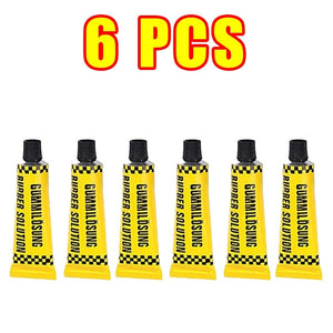 Planet Gates 1 Set Car Tire Repair Tool Kit with Rubber Strips Tubeless Tyre Puncture Studding Plug Set Motorcycle Truck Vacuum Tire Repair Tool