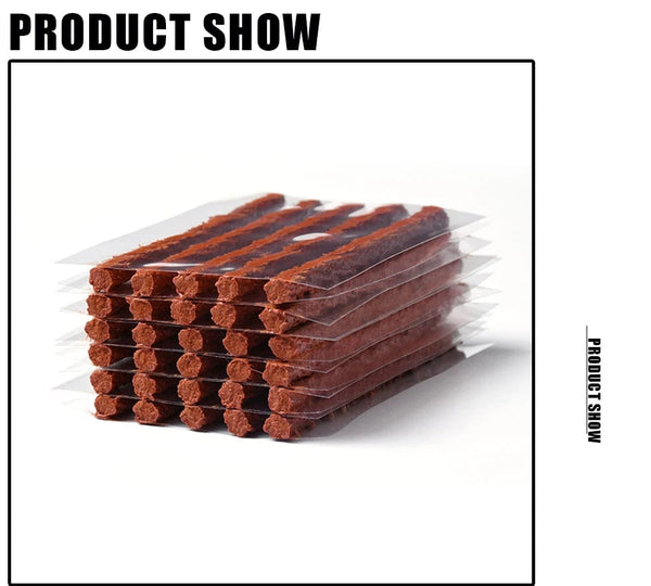 Planet Gates 1 Set Car Tire Repair Tool Kit with Rubber Strips Tubeless Tyre Puncture Studding Plug Set Motorcycle Truck Vacuum Tire Repair Tool