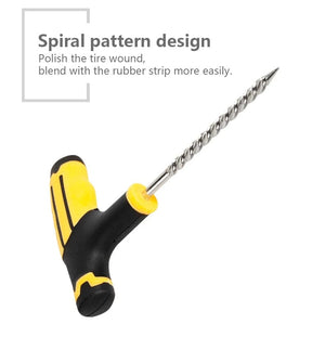 Planet Gates 1 set Car Tire Repair Tool Tubeless Tyre Repair Kit with Rubber Strips Studding Tool Puncture Plug Garage Tools for Motorcycle Trucks