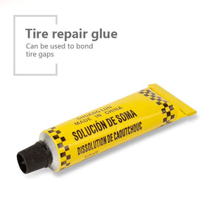 Planet Gates 1 set Car Tire Repair Tool Tubeless Tyre Repair Kit with Rubber Strips Studding Tool Puncture Plug Garage Tools for Motorcycle Trucks