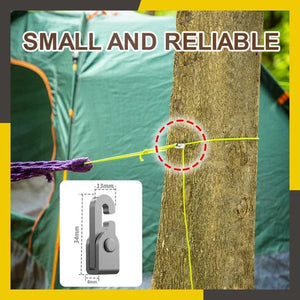 Planet Gates 1 set / CHINA Self-Locking Hooks with Rope Automatic Lock Hook Multifunctional Free From Knots Fast Tighter Outdoor Secure Hook Camping Gear