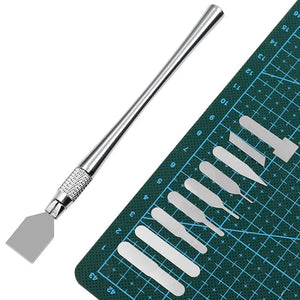 Planet Gates 1 Set CPU Prying Knife Disassembly Blades Pry Opening Tool Metal Crowbar Kit For Repairing Phone Computer IC Chip BGA Hand Tools