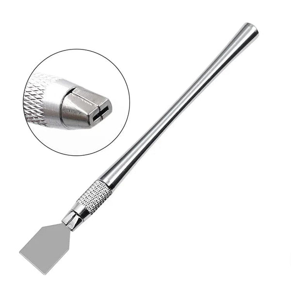 Planet Gates 1 Set CPU Prying Knife Disassembly Blades Pry Opening Tool Metal Crowbar Kit For Repairing Phone Computer IC Chip BGA Hand Tools