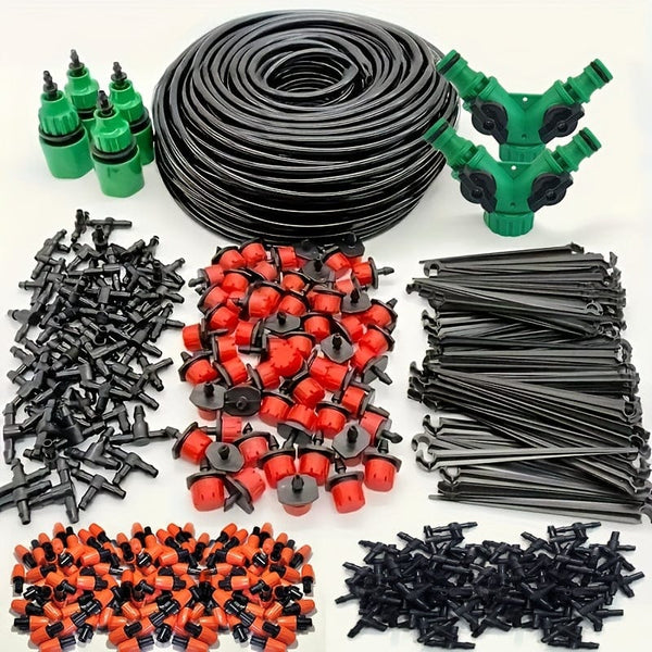 Planet Gates 1 Set, DIY Garden Drip Irrigation Hoses 3.4cm/3.3cm, Automatic Watering Drip Kits, Garden Watering System For Adjusting The Amount Of Drip Irrigation Spray, Saving Water And Time Telescopic Water Pipe