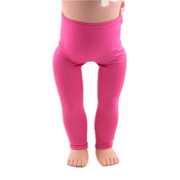 Planet Gates 1 Set Doll Clothes Leggings Yoga Pants Accessories Fit 18Inch American Girl Doll&43cm Newborn Baby Doll Our Generation Clothes