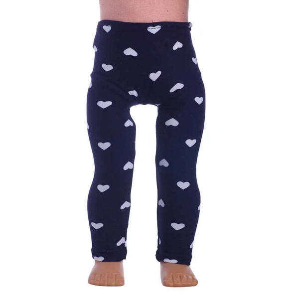 Planet Gates 1 Set Doll Clothes Leggings Yoga Pants Accessories Fit 18Inch American Girl Doll&43cm Newborn Baby Doll Our Generation Clothes