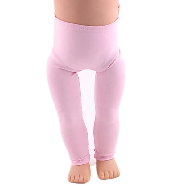 Planet Gates 1 Set Doll Clothes Leggings Yoga Pants Accessories Fit 18Inch American Girl Doll&43cm Newborn Baby Doll Our Generation Clothes
