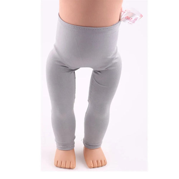 Planet Gates 1 Set Doll Clothes Leggings Yoga Pants Accessories Fit 18Inch American Girl Doll&43cm Newborn Baby Doll Our Generation Clothes