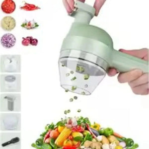 Planet Gates 1 set Electric Food Processor Wireless Charging Cutting Vegetables Minced Meat for Household Handheld Tool Complementary Food Machine