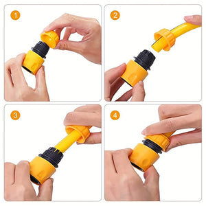 Planet Gates 1 Set Gardening Made Easy: Complete Watering System Tools Kit with Quick Coupling, Sprayer Nozzle, and More!