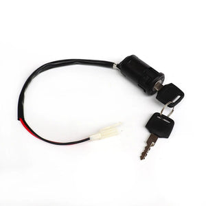 Planet Gates 1 Set Ignition Key Switch Universal 2 Wires Ignition Keys Start Switch Lock for Gokart Karting ATV Go Kart Scooter Motorcycle