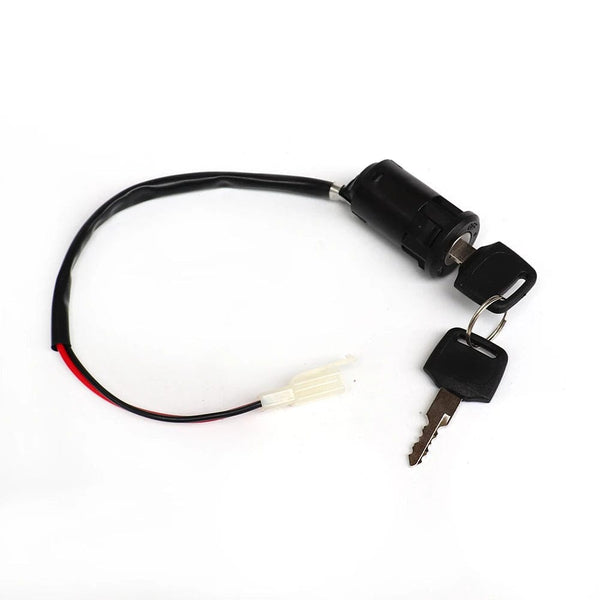 Planet Gates 1 Set Ignition Key Switch Universal 2 Wires Ignition Keys Start Switch Lock for Gokart Karting ATV Go Kart Scooter Motorcycle