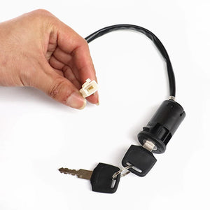 Planet Gates 1 Set Ignition Key Switch Universal 2 Wires Ignition Keys Start Switch Lock for Gokart Karting ATV Go Kart Scooter Motorcycle