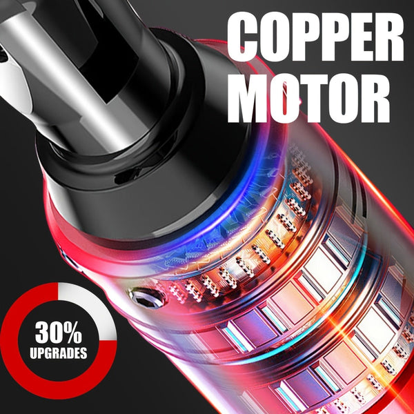 Planet Gates 1 Set JAVN 12V Cordless Electric Wrench, 45NM 3/8'' Ratchet Wrench, Removal Screw Nut Car Repair Tools, Right Angle Wrench, Power Tool