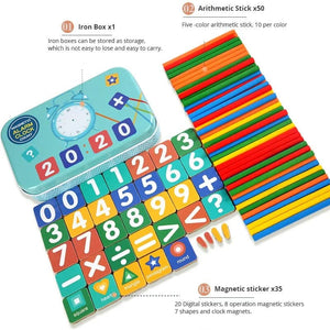 Planet Gates 1 Set Kids Teaching Aids Plus Subtraction Toy Early Teaching Number Learning Digital Arithmetic Stick