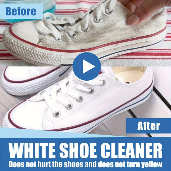 Planet Gates 1 Set Multifunctional Shoe Cleaning Cream for White Sports Sneakers Brightening Whitening Stain Removal Oxidation Protection Household Cleaning Supplies