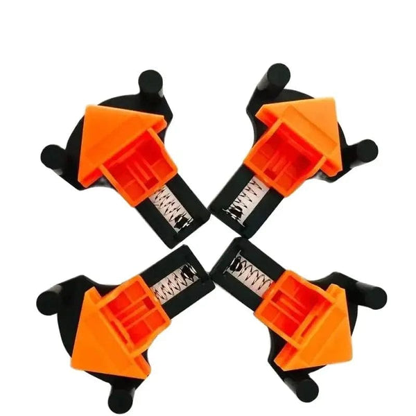 Planet Gates 1 Set of 4 PCS 4 PCS 90° Woodworking Angle Clamps, Right Angle Clamp Holder with Adjustable Hand Tools for Woodworking Project Picture Frames
