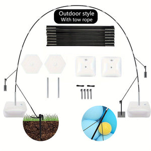 Planet Gates 1 Set Of B 1 Set, Balloon Arch Stand Kit Adjustable Balloon Arch Frame Water Filling Base Reusable Background Stand Kit, Used For Birthday Party Graduation Wedding Bride Gift Meeting