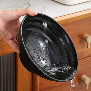 Planet Gates 1 Set Ramen Bowl Set With Chopsticks Spoon Plate, Asian Black Bowls For Soup, Rice Noodles, Ramen, Instant Noodles, For Home Kitchen Restaurant Hotel, Kitchen Supplies, Tableware Accessories