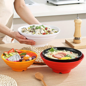 Planet Gates 1 Set Ramen Bowl Set With Chopsticks Spoon Plate, Asian Black Bowls For Soup, Rice Noodles, Ramen, Instant Noodles, For Home Kitchen Restaurant Hotel, Kitchen Supplies, Tableware Accessories