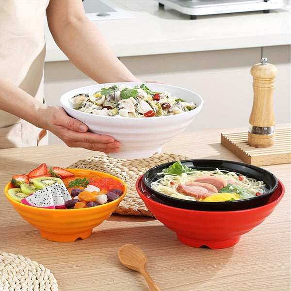 Planet Gates 1 Set Ramen Bowl Set With Chopsticks Spoon Plate, Asian Black Bowls For Soup, Rice Noodles, Ramen, Instant Noodles, For Home Kitchen Restaurant Hotel, Kitchen Supplies, Tableware Accessories