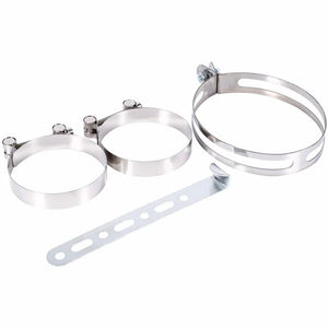 Planet Gates 1 Set Universal Car 3 Inch Carbon Fibre Cold Air Filter Feed Enclosed Intake Induction Pipe Hose Kit Universal