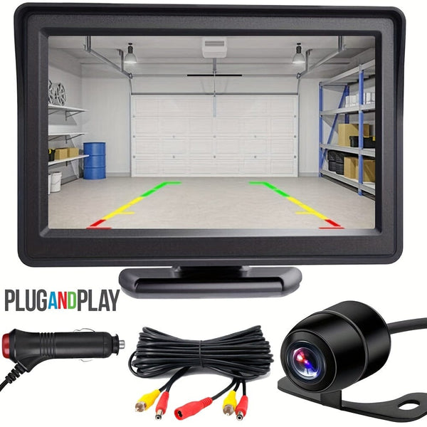 Planet Gates 1 Set Upgrade Your Car With A Waterproof HD Reversing Camera & 4.3 Display