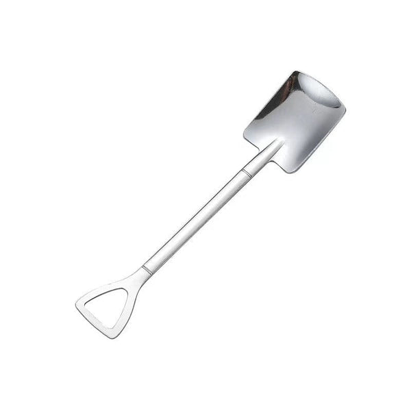 Planet Gates 1 Silvery Flat Spatula 1/4pcs Stainless Steel Spoon, Spade Spoon, Dessert Spoon, Fruit Spoon, Iced Tea Spoon, Coffee Mixing Spoon, Jam Spoon, Ice Cream Spoon, Salad Spoon, Dressing Spoon, Specialty Spoon, Kitchen Utensils, Hotel Utensils