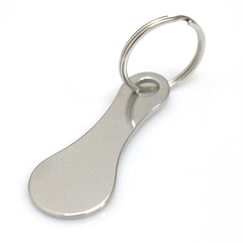 Planet Gates 1 / Silvery Mini Stainless Steel Key Ring, Shopping Trolley Tokens Small Aldi Quarter Holder Keychain For Grocery Shopping Cart