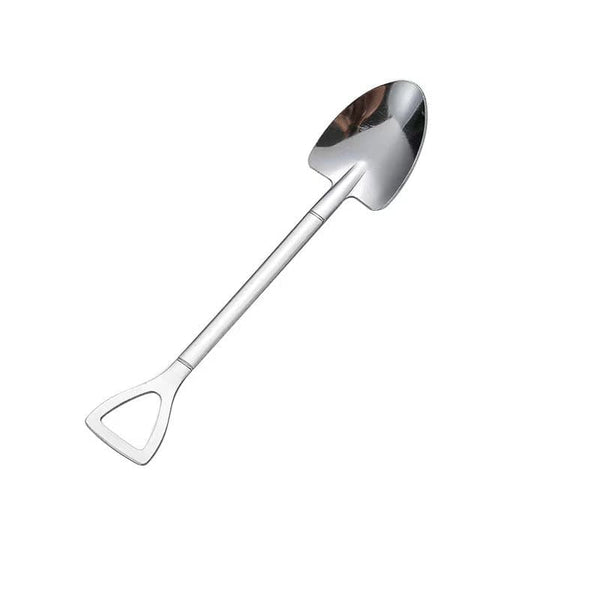 Planet Gates 1 Silvery Pointed Spatula 1/4pcs Stainless Steel Spoon, Spade Spoon, Dessert Spoon, Fruit Spoon, Iced Tea Spoon, Coffee Mixing Spoon, Jam Spoon, Ice Cream Spoon, Salad Spoon, Dressing Spoon, Specialty Spoon, Kitchen Utensils, Hotel Utensils