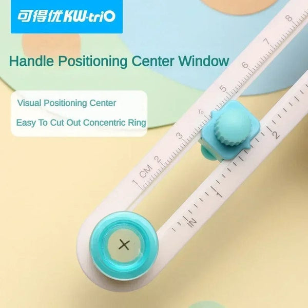 Planet Gates 1 Spare Cutter Head Round Cutting Knife DIY Compass Circle Cutter 360 Adjustable Scrapbooking Cutters Circular Paper Scrapbooking Cards Cutters