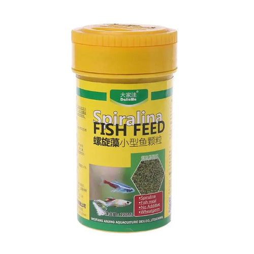 Planet Gates 1 Spirulina Food Tropical Fish Nutrition For Aquarium Fish Tank Color Enhanced Food