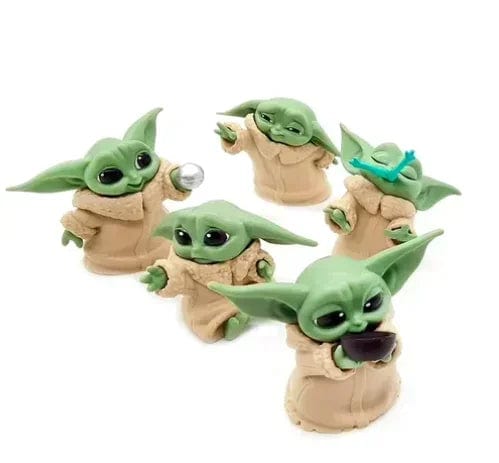 Planet Gates 1 stes 6 6pcs/set 5.6CM Spongebob Action Figures Cartoon Movie Mini Dolls Children Birthday Gifts Set