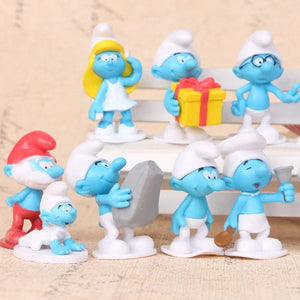 Planet Gates 1 stes 8 12PCS Japan Cartoon Peanuts Snoopy Charlie Sally Woodstock Mini Figure Model Toys Miniature Cake People Collection Props