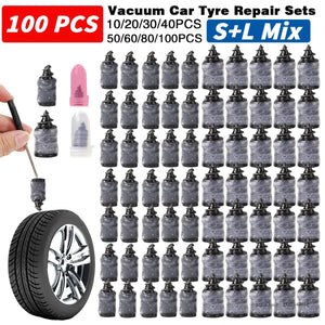 Planet Gates 10-100PCS Universal Vacuum Car Tyre Repair Rubber Nail For Car Motorcycle Scooter Tubeless Tire Repair Kit Glue Free Tire Nails