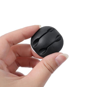 Planet Gates 10/1Pcs Self-adhesive Cable Clips Silicone USB Cable Holder Organizer Wire Cord Management Clips for Home Office Desktop Tidy