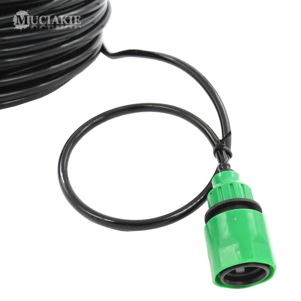 Planet Gates 10/20/25/40 Meter 4/7mm Garden Water Hose with Quick Connector Micro Drip Misting Irrigation Tubing Pipe PVC Hose 1/4'' New Hose
