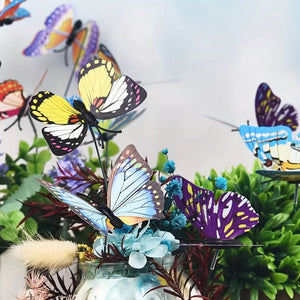 Planet Gates 10/20/30/50pcs, Stereo Butterfly Ornaments Garden And Yard Butterfly Ornaments Butterfly Decoration Stakes Lawn And Garden Decorations For Lawn Garden Yard Patio Butterfly Decor