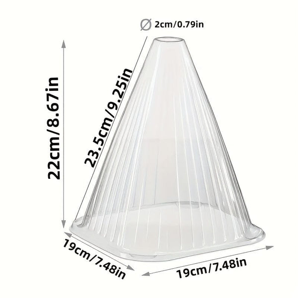 Planet Gates 10/20/30pcs, Garden Cloches For Plants, Reusable Plant Bell Cover, Protects Plants From Birds, Frost, Snails Etc, 7.7" D X 8.7" H, Transparent, Garden Supplies