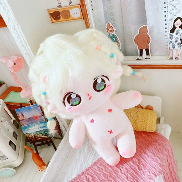 Planet Gates 10 20cm Cotton Doll Soft Stuffed Plush Doll Dress Up Dolls Cute Plush Toy Anime Can Be Placed in A Shape Nude Doll Accessories
