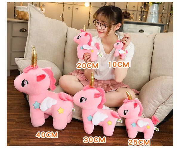 Planet Gates 10/20cm Soft Unicorn Plush Toy Baby Kids Appease Sleeping Pillow Doll Animal Stuffed Plush Toy Birthday Gifts for Girls Children