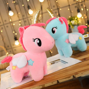 Planet Gates 10/20cm Soft Unicorn Plush Toy Baby Kids Appease Sleeping Pillow Doll Animal Stuffed Plush Toy Birthday Gifts for Girls Children