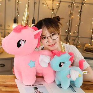 Planet Gates 10/20cm Soft Unicorn Plush Toy Baby Kids Appease Sleeping Pillow Doll Animal Stuffed Plush Toy Birthday Gifts for Girls Children
